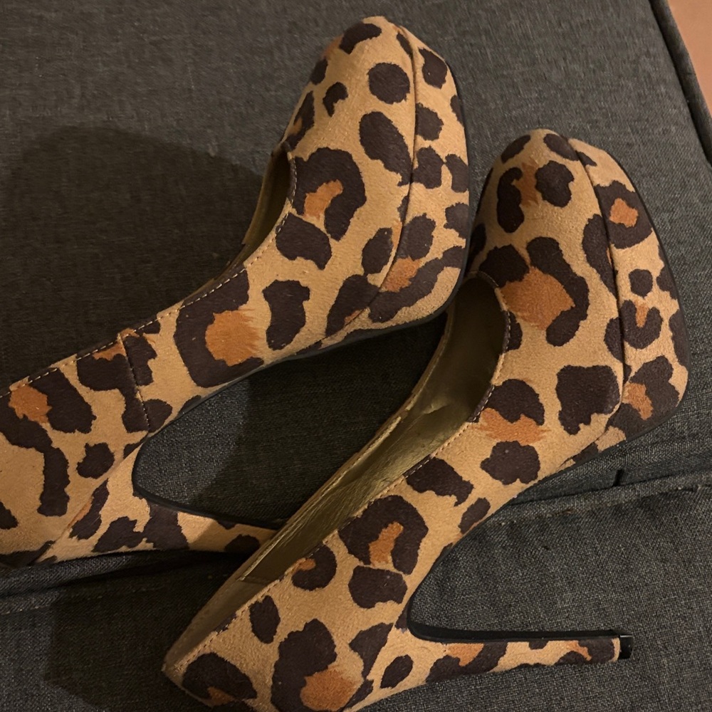 X-Appeal Leopard Print Heels